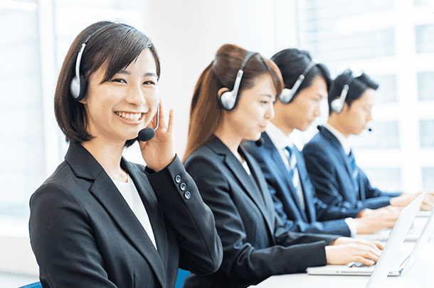 専用オペレーターが対応折り返しお電話します