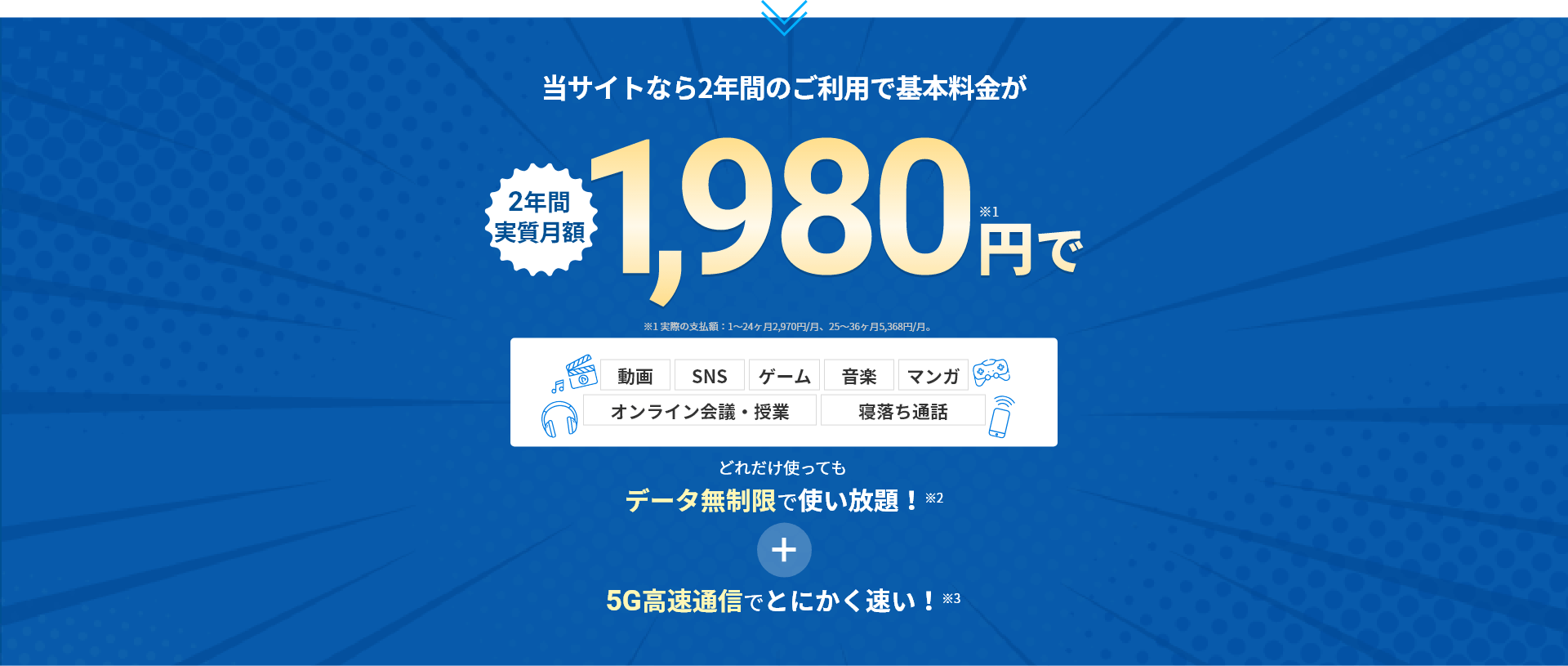 2年間実質基本料1,980円