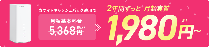 月額実質基本料1,980円