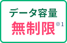 データ容量無制限
